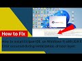How to install Eclipse IDE  on Windows 11 || Fix Error occurred during initialization of boot layer
