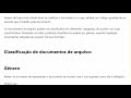 classificação de documentos de arquivo