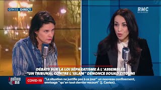 Voile: échange tendu entre Apolline de Malherbe et la députée LREM Souad Zitouni