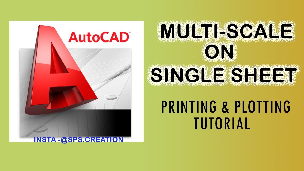 Printing In Autocad || Autocad Layout Setting On Scale - YouTube