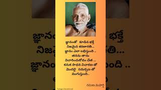 నిజమైన శరణాగతి # Telugu Devotional #రమణ Maharshi