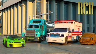 Florence the Ambulance and Ross the Race Car - Real City Heroes (RCH) | Videos for Children