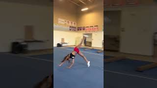 Powerful Roundoff Backhandspring #Shorts