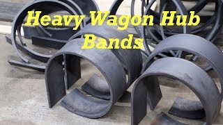 The Challenge of Heavy Wagon Hub Bands for the Water Wagon Wheels | Engels Coach