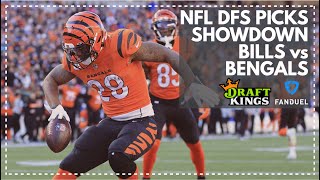 NFL DFS Picks for Monday Night Showdown Bills vs Bengals: FanDuel & DraftKings Lineup Advice