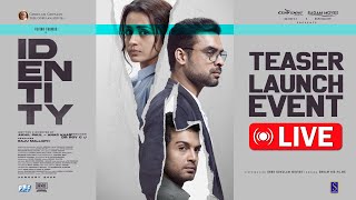 LIVE: IDENTITY Teaser Launch Event | Tovino Thomas | Trisha | Vinay Rai | Sree Gokulam Movies