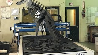 ShopSabre SideKick Cutting a T-Rex Dinosaur