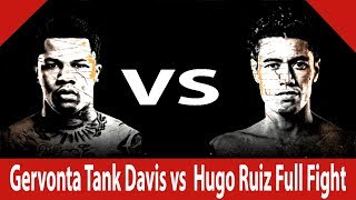 Gervonta Tank Davis vs  Hugo Ruiz  Fight | 1st Round KNOCKOUT Win...