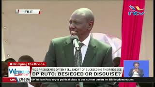 How DP Ruto appeared troubled man at BBI report launch at Bomas