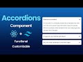 How to build Accordions in React | React & Tailwind Css Accordions