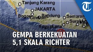Gempa Hari Ini: Gempa Berkekuatan 5,1 Skala Richter Guncang Wilayah Bantul
