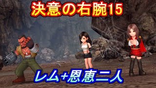 【DFFOO】レムと強キャラで勝てるやつ　決意の右腕15【DFFオペラオムニア】