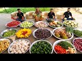 1000kg Vegetable Recipe | Village Food | Mixed Colourful Vegetable Recipe | Veg Recipe