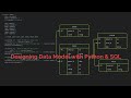 How to Design a Data Model Using Python and SQLite
