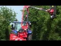 KUHN POLY-LONGER - Hedge and Grass Cutters (In action)