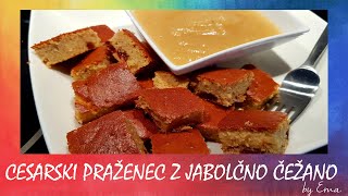 Cesarski praženec - šmorn z jabolčno čežano