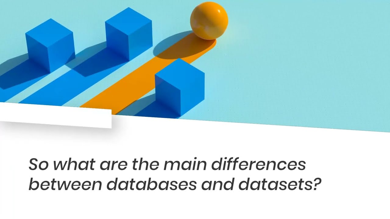 Database Vs Dataset | Difference Between Database And Dataset - YouTube