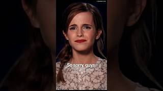 Emma Watson Starts Crying And Stops The Interview
