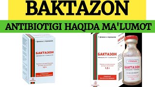 BAKTAZON ANTIBIOTIGI HAQIDA MA'LUMOT. BAKTAZON ANTIBIOTIK INSTRUKSIYASI HAQIDA MA'LUMOT. #BAKTAZON