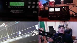 Ham Radio Live! Show 95. Connection Instructions For Ameritron ALS 1306 1.2 KW With MFJ 998 Tuner.