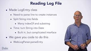 Parsing Log Files - Java Programming: Arrays, Lists, and Structured Data