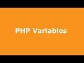 PHP Variables