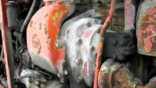 Detroit Diesel 4-71 engine in a Grader