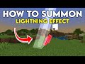 How to Summon Lightning on Death in Minecraft