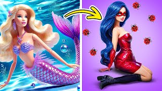 Mermaid to Ladybug 🐞 Epic Transformation Challenge