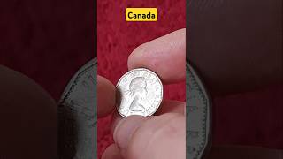 Canada, 1961, 5 Cents. #coins #oldcoin #history