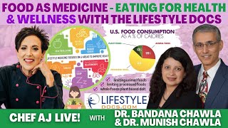 Food As Medicine - Eating For Health & Wellness | CHEF AJ LIVE! with The Lifestyle Docs