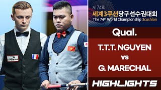 Qual. - 쩐 탄 뚜 응우옌 Tran Thanh Tu NGUYEN vs 그웬달 마르쉘 MARECHAL Gwendal. H/L