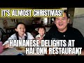 Setting up our Christmas tree! Authentic Hainanese chicken chop and Hailam Mee at Hai Onn Restaurant