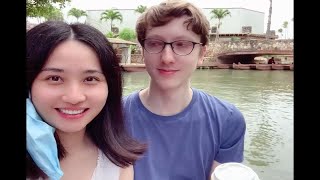 参观了夏威夷欧胡岛波利尼西亚文化中心景区旅游-vlog26