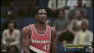 NBA2K24 MyLeague November 9th 1984 Portland Trailblazers (5-1) vs Golden State Warriors (2-4)