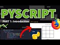 🐍 PyScript - Developing WebApps with Python