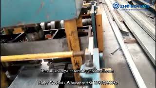 Manual Z purlin machine |purlin machine |Z purlin roll forming machine |Customer's factory |2023