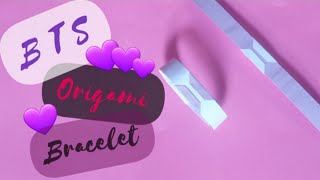 How to make an easy BTS Bracelet (Easy Origami Tutorials) | Jade's Origami