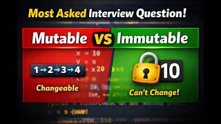 Mutable vs Immutable in Python (Easy Explanation with Memory Example)