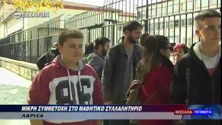 Μικρη συμμετοχή στο συλαλλητηριο στη Λάρισα