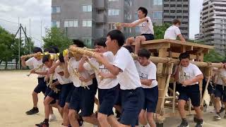 2024年博多祇園山笠『博多中学校山笠～試し舁き』（2024.5.11）