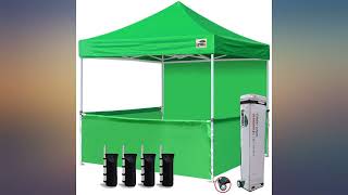 Eurmax 10'x10' Ez Pop-up Booth Canopy Tent Commercial Instant Canopies with 1 Full review