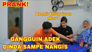 PRANK GANGGUIN ADEK DINDA, SAMPAI DINDA MARAH !! | SAALHAERID