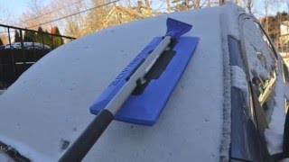 Snow Joe illum-n-Broom LED lighted 4-in-1 Snow Broom + Ice Scraper