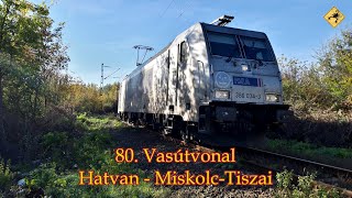 80. Vasútvonal Hatvan - Miskolc-Tiszai