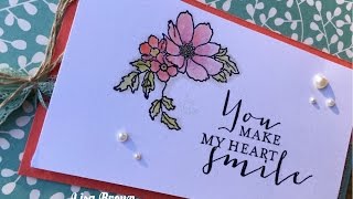 2016 Mother's Day Card With Stampin' Up! Timeless Love