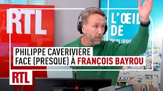 Philippe Caverivière face (presque) François Bayrou