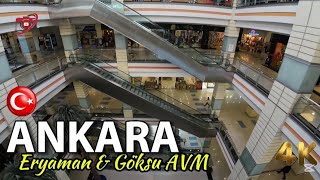 ANKARA, Eryaman \u0026 Göksu AVM, Ocak 2025, 4K