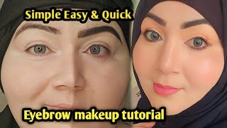 The Easiest Natural Eyebrow Tutorial you'll ever Watch|Easy Beginners Eyebrow Tutorial 2025