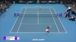 P. Martic vs. C. Gauff | 2021 Adelaide Round 2 | WTA Match Highlights